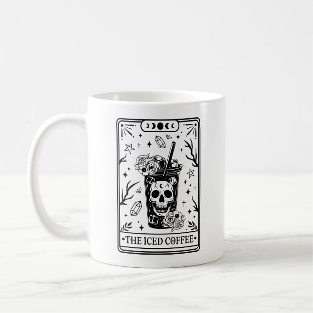 Die Eistokarte für das Tarot Kaffeetasse (Links)