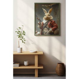 Die Eizelljagd, die Osterhasen-Jagd Poster