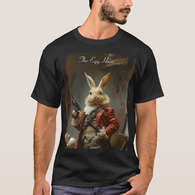 Die Eizelljagd, die Osterhasen-Jagd T-Shirt (Vorderseite)