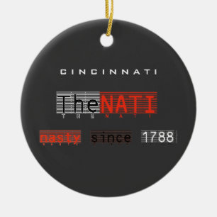 Die eklige NATI (Cincinnati) Verzierung Keramik Ornament