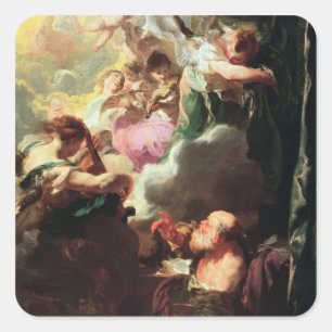 Die Ekstase von St Paul, c.1628-29 (Öl auf Quadratischer Aufkleber