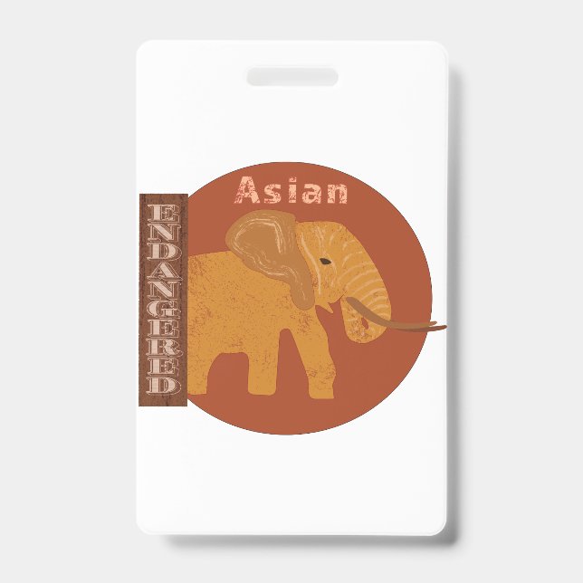 Die Elefanten gerettet Ausweis (Vorderseite)