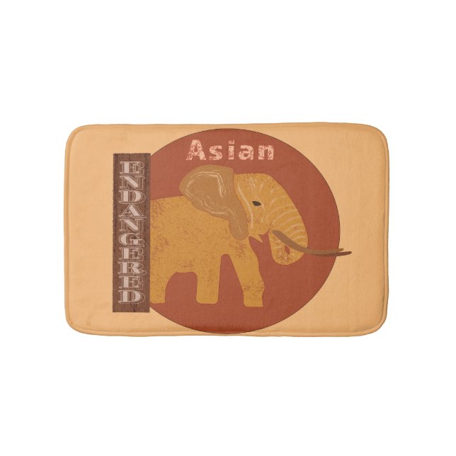 Die Elefanten gerettet Badematte (Vorderseite)