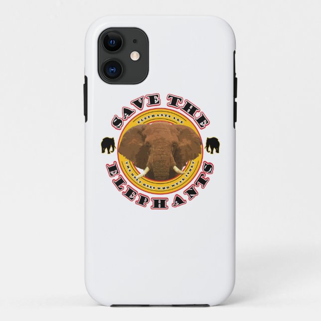 Die Elefanten gerettet Case-Mate iPhone Hülle (Rückseite)