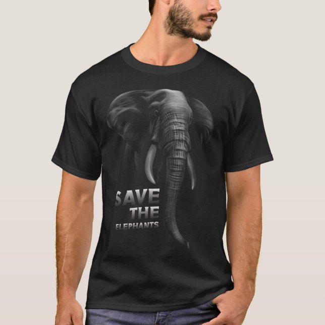 Die Elefanten gerettet T-Shirt (Vorderseite)