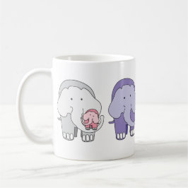 Die Elefantenfamilie Kaffeetasse