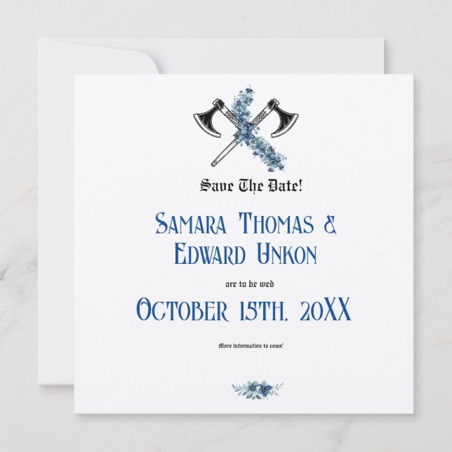 Die elegante Einladung zu einem Besuch (Vorderseite)