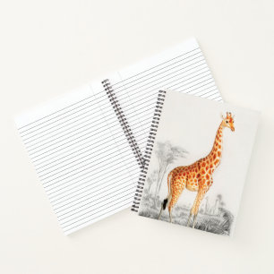 Die elegante Giraffe Notizbuch