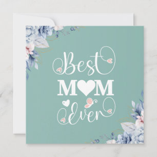 Die elegante Grußkarte "Beste Mama je"