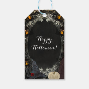 Die elegante Hexe stilvolle Halloween-Geschenke zu Geschenkanhänger