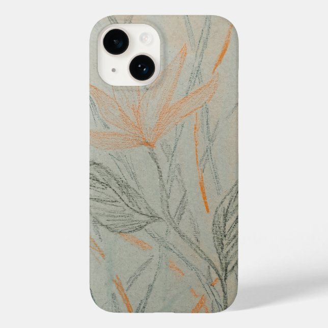 Die elegante Kunst des einfachen Stifts Case-Mate iPhone Hülle (Rückseite)