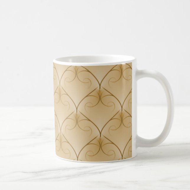 Die elegante Tasse Golden Beige (Rechts)