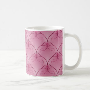 Die elegante Tasse ist einzigartig, weich rosa