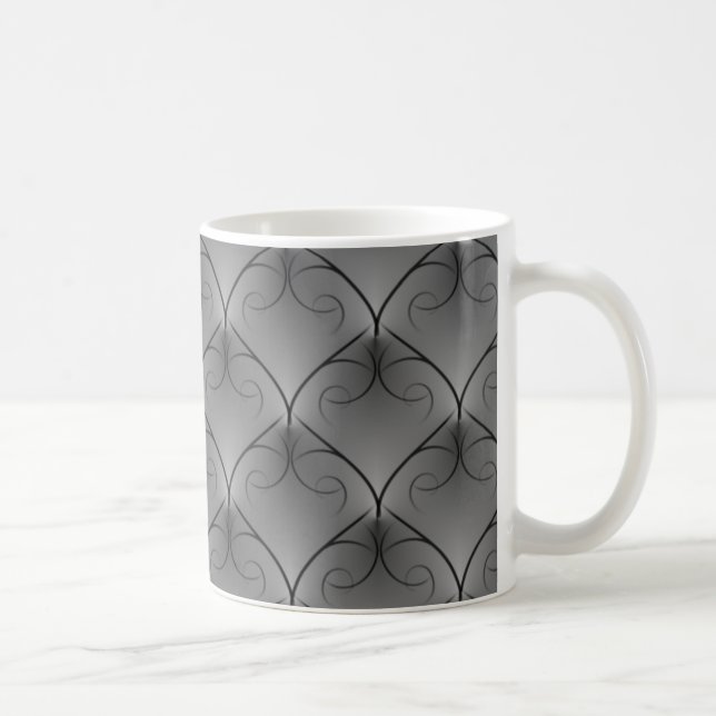 Die elegante Tasse, weich grau Kaffeetasse (Rechts)