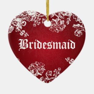 Die elegante viktorianische Gastgeschenk Hochzeit Keramik Ornament