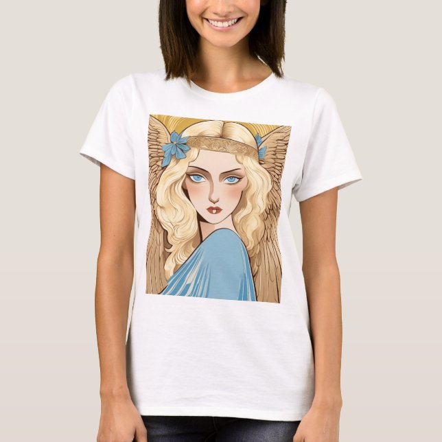 Die Eleganz des Jugendstil-T - Shirt (Vorderseite)