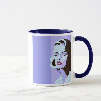 Die Eleganz eines minimalistischen Porträts. Tasse