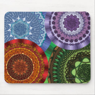 Die Elemente-Mandalas Mousepad