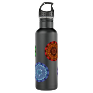 Die Elemente Mandalas Wasserflasche Edelstahlflasche