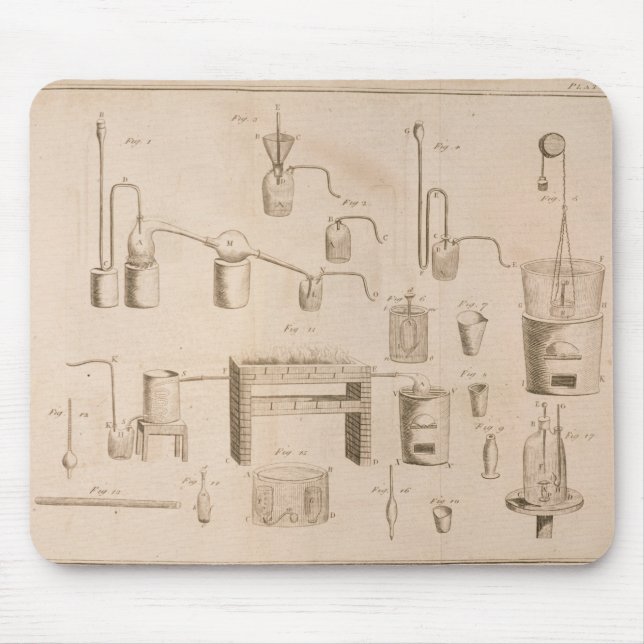 Die Elemente von Chemistry Mousepad (Vorne)