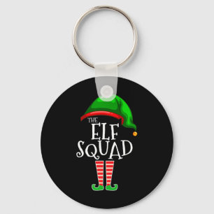 Die Elf Squad Familien-Matching-Gruppe Weihnachten Schlüsselanhänger