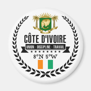 Die Elfenbeinküste Magnet