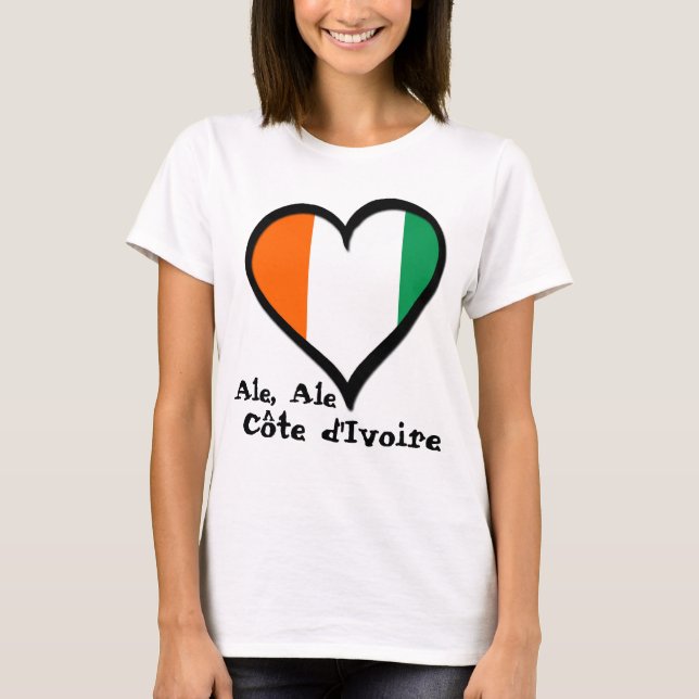 Die Elfenbeinküste T-Shirt (Vorderseite)