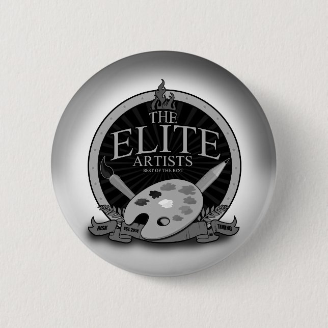 Die Elite-Künstler Button (Vorderseite)