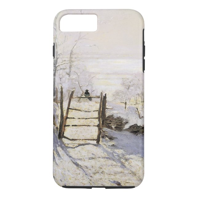 Die Elster durch Monet Case-Mate iPhone Hülle (Rückseite)