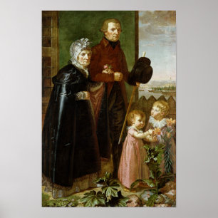 Die Eltern des Künstlers, 1806 Poster