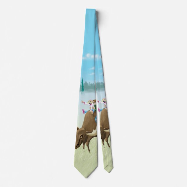 Die Elternreiter Seite 1 Neck Tie Krawatte (Vorderseite)