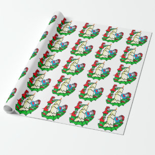 DIE ELVES DEKORATE Packpapier
