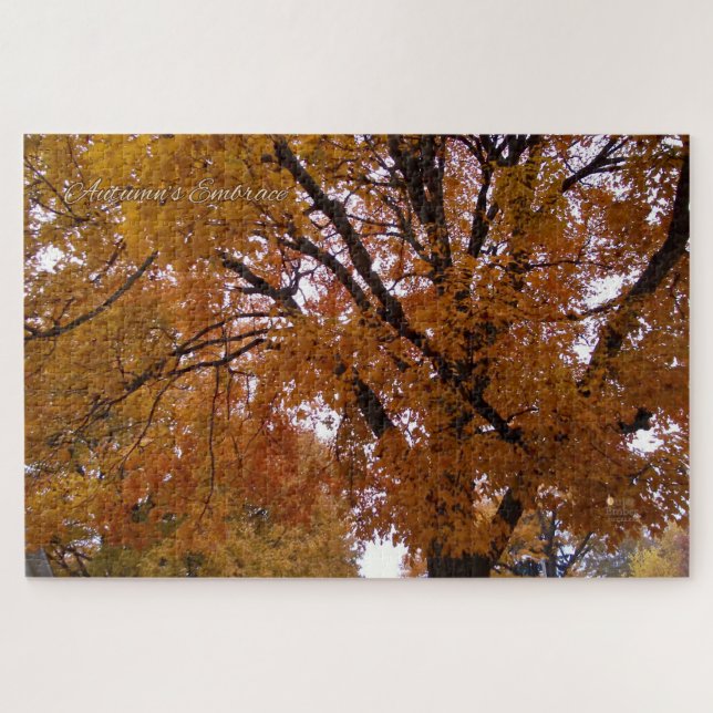 Die Embrace des Herbstes - ruhige Rätsel Puzzle (Horizontal)