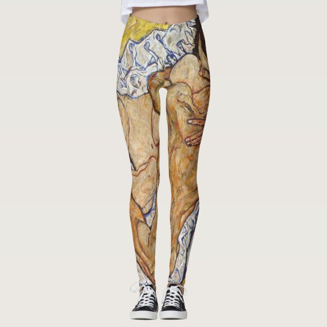 Die Embrace Egon Schiele Leggings (Vorderseite)