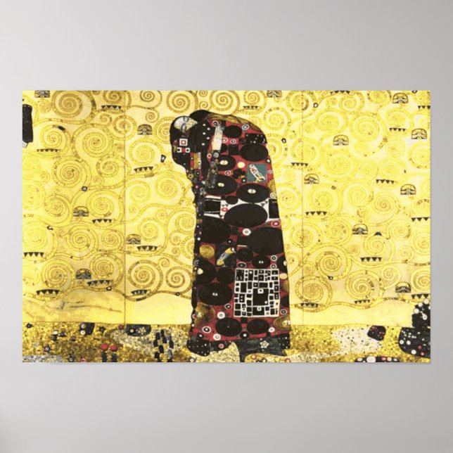 Die Embran von Gustov Klimt Art Print Poster (Vorne)
