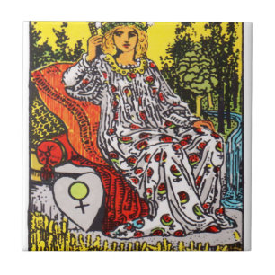 Die Empress-Tarot-Karte Fliese