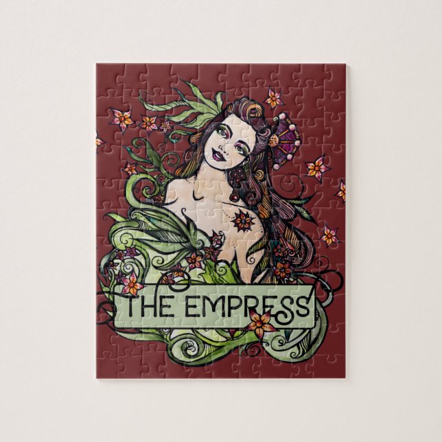 Die Empress-Tarot-Karte Puzzle (Vertikal)