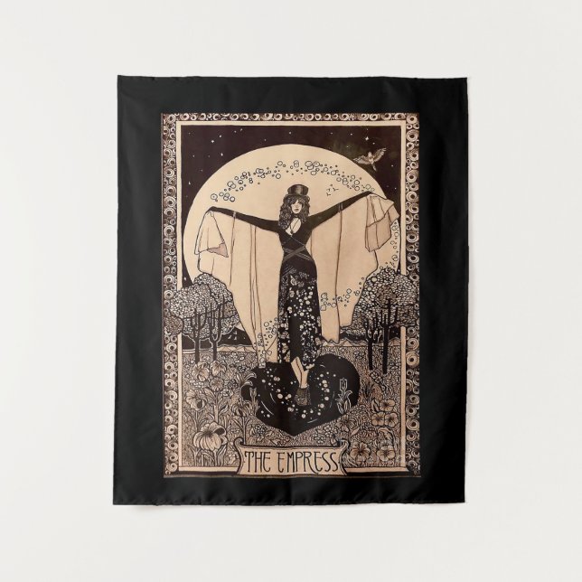 Die Empress-Tarot-Karte Wandteppich (Vorderseite)