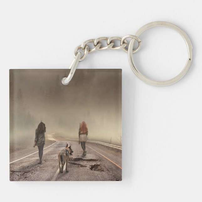 Die End-Reihen-Schlüsselkette Schlüsselanhänger (Rückseite)