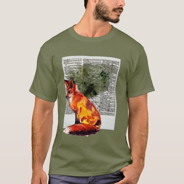 Die endgültige Fuchsfarbe des unmittelbaren Fotos T-Shirt (Vorderseite)