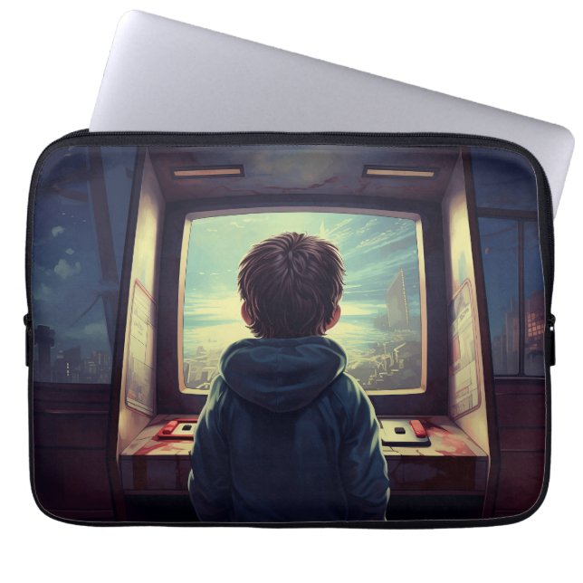 Die Endstufe | Ein Retro-Arcade-Traum Laptopschutzhülle (Vorderseite)