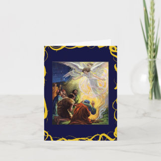 Die Engel besuchen die Hirten Feiertagskarte