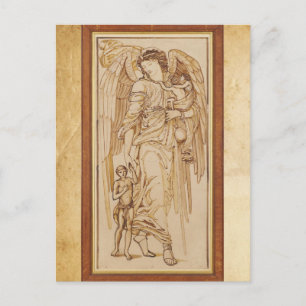 Die Engel der Hierarchie Angeli von Burne Jones Postkarte