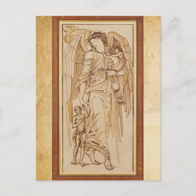 Die Engel der Hierarchie Angeli von Burne Jones Postkarte (Vorderseite)