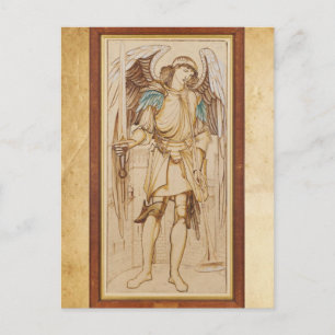 Die Engel der Hierarchie Erzengel, Burne Jones Postkarte