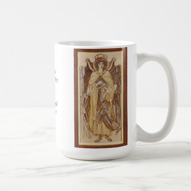 Die Engel der Hierarchie Seraphim, Burne Jones Kaffeetasse (Rechts)