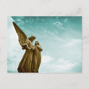 Die Engel im Himmel Postkarte