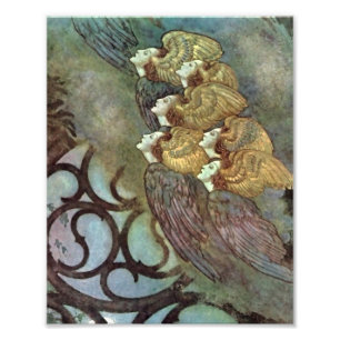 "Die Engel" von Edmund Dulac Fotodruck