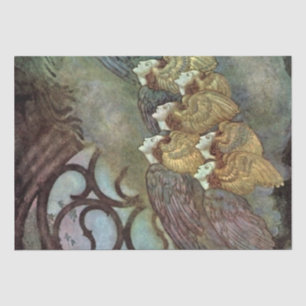 "Die Engel" von Edmund Dulac Seidenpapier