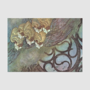 „Die Engel“ von Edmund Dulac Seidenpapier